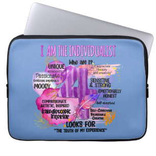 Funda Para Portátil Enneagram Tipo 4 - Soy Individualista