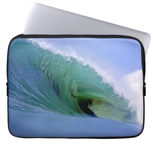 Funda Para Portátil Enorme Wave Nias Island Laptop Sleeve (Frente)