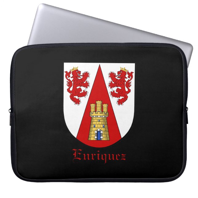 Funda Para Portátil Enriquez Family Shield Electronics Bag (Frente)