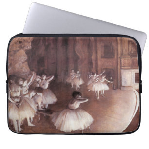 Funda Para Portátil Ensayo de ballet en el escenario de Edgar Degas