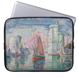 Funda Para Portátil Entrada del puerto de La Rochelle, Paul Signac