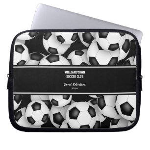 Funda Para Portátil entrenador de patrón de pelotas de fútbol regalo c