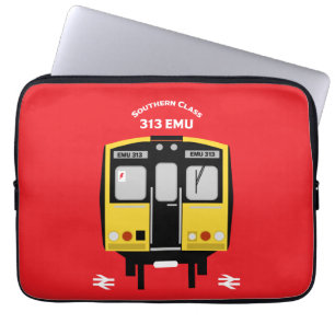 Funda Para Portátil Entusiasta del tren ferroviario británico