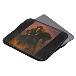 Funda Para Portátil ¡Equipo de carreras de barriles abrasadoramente rá