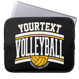Funda Para Portátil Equipo de la Escuela de Jugadores de Voleibol de N
