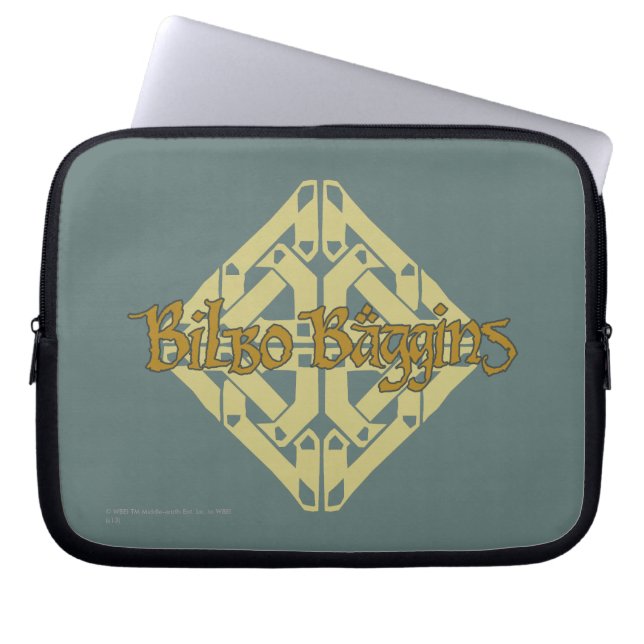 Funda Para Portátil Erebor - Nombre BILBO BAGGINS™ (Frente)