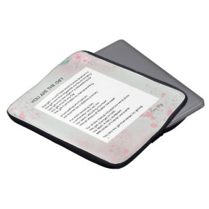 Funda Para Portátil Eres El Regalo - Poema Inspirador De Autoamor