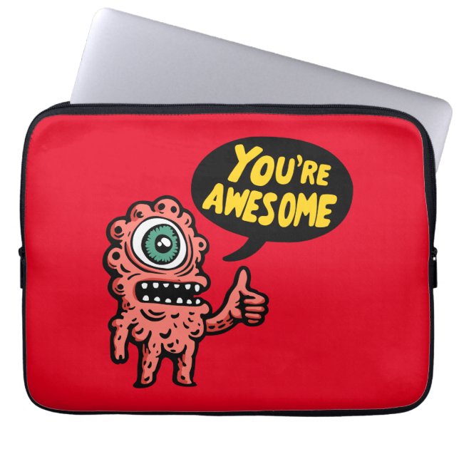 Funda Para Portátil Eres Increíble (Frente)