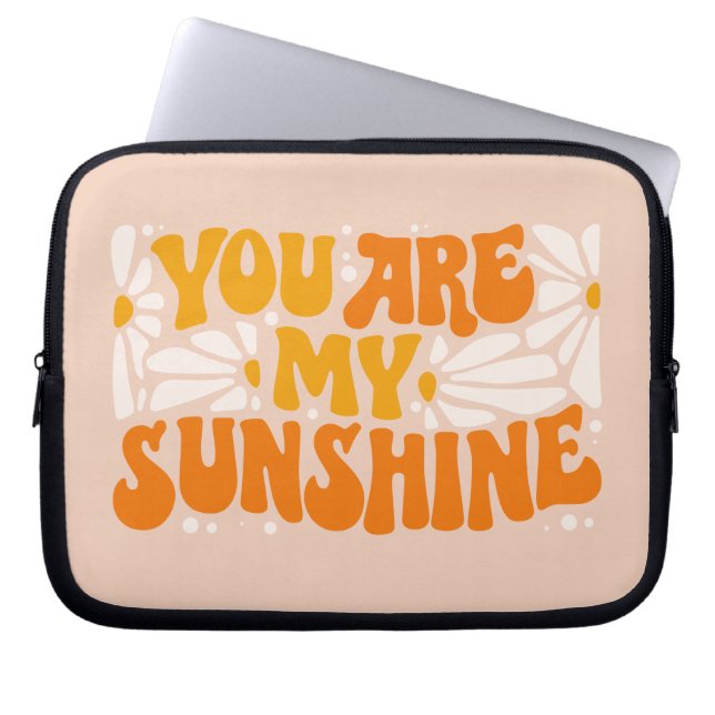 Funda Para Portátil Eres Mi Gráfico De Sunshine Groovy (Frente)