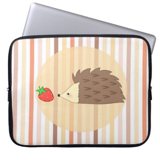 Funda Para Portátil Erizo y fresa