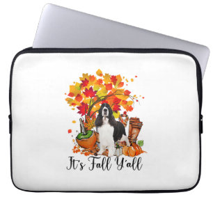 Funda Para Portátil Es Fall Y'all Springer Spaniel Dog Halloween Tha