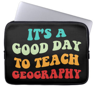 Funda Para Portátil Es un buen día para enseñar geografía