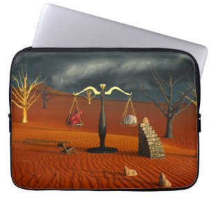 Funda Para Portátil Escalas de la Verdad – Simbolismo del Desierto Sur