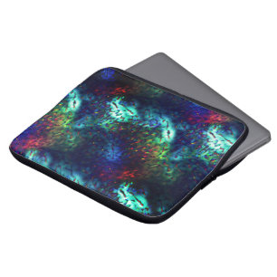 Funda Para Portátil Escalas ostentosas en un fondo azul oscuro a color
