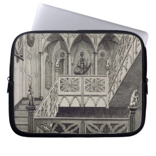 Funda Para Portátil Escalera en la colina de la fresa, grabada por J.