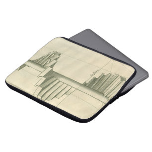 Funda Para Portátil Escaleras arquitectónicas antiguas, escalera de ca