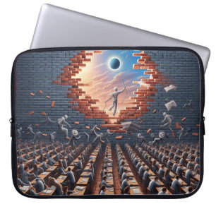 Funda Para Portátil Escape de Matrix: Sala de Exámenes Surrealistas