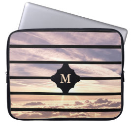 Funda Para Portátil Escena del cielo monogramada