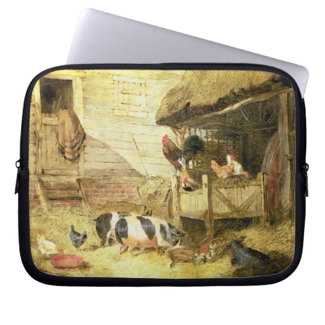 Funda Para Portátil Escena del corral (Frente)