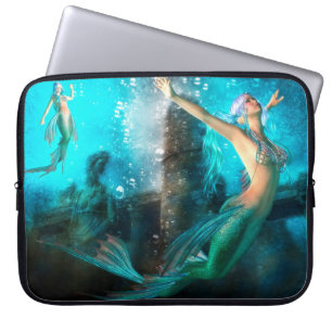 Funda Para Portátil Escena hermosa 3 de la sirena