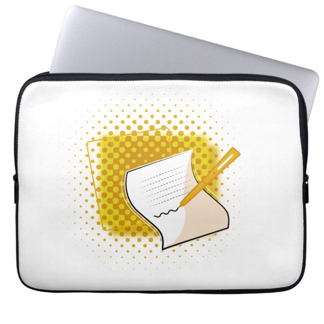 Funda Para Portátil Escribiendo a Lover (Frente)