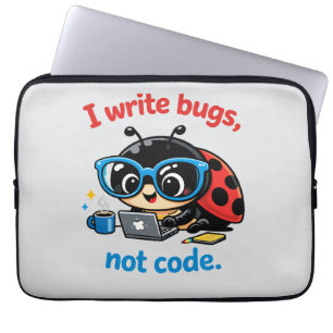 Funda Para Portátil Escribo errores, no código.