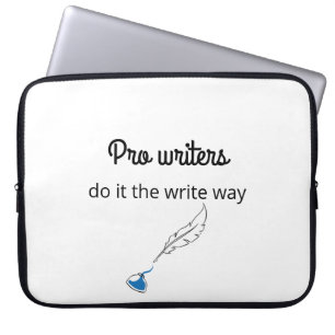 Funda Para Portátil Escritores profesionales lo hacen a la manera de e