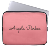 Escritura a mano Nombre profesional simple rosa si