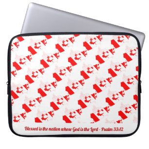 Funda Para Portátil Escritura de Personalizable FLAG de CANADÁ