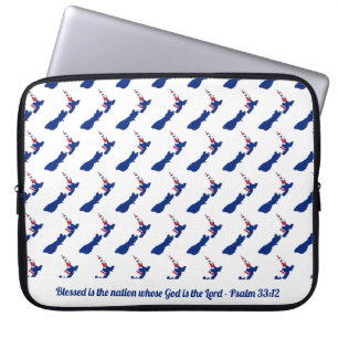 Funda Para Portátil Escritura de Personalizable FLAG en NUEVA ZELANDIA