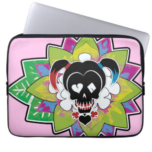 Funda Para Portátil Escuadrón suicida   Harley Quinn Skull Tattoo Art