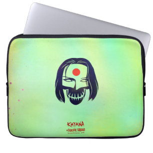 Funda Para Portátil Escuadrón suicida   Icono de cabeza de Katana