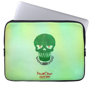 Funda Para Portátil Escuadrón suicida   Icono de la cabeza cruzada ase