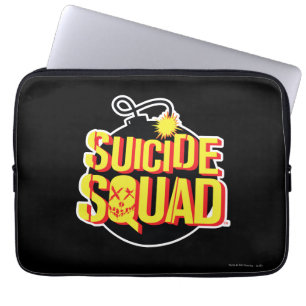 Funda Para Portátil Escuadrón suicida Logotipo de bomba