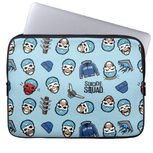 Funda Para Portátil Escuadrón suicida Patrón de Emoji Capitán Boomer