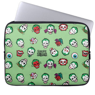 Funda Para Portátil Escuadrón suicida Patrón de Emoji de Joker