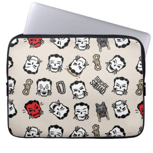 Funda Para Portátil Escuadrón suicida Patrón de Emoji Slipknot