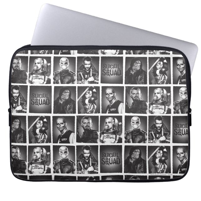 Funda Para Portátil Escuadrón suicida | Patrón del anuario (Frente)