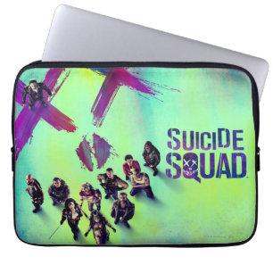 Funda Para Portátil Escuadrón suicida   Poster de grupo