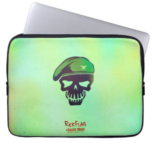 Funda Para Portátil Escuadrón suicida   Rick Flag Head Icon