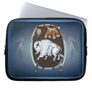Funda Para Portátil Escudo blanco del búfalo