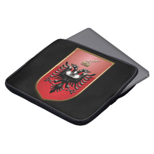 Funda Para Portátil Escudo de armas albanés