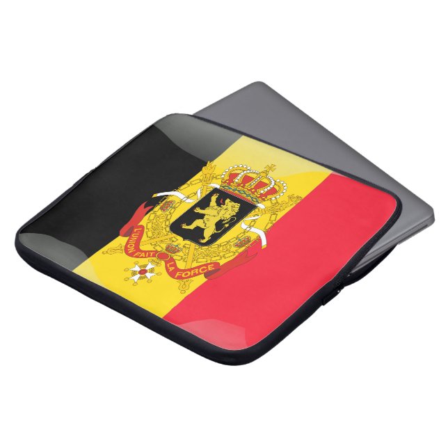 Funda Para Portátil Escudo de armas belga (Superior anverso)