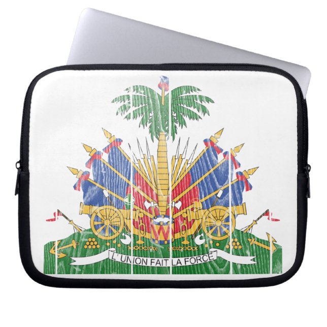 Funda Para Portátil Escudo de armas de Haití (Frente)