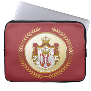 Funda Para Portátil Escudo de armas de Serbia