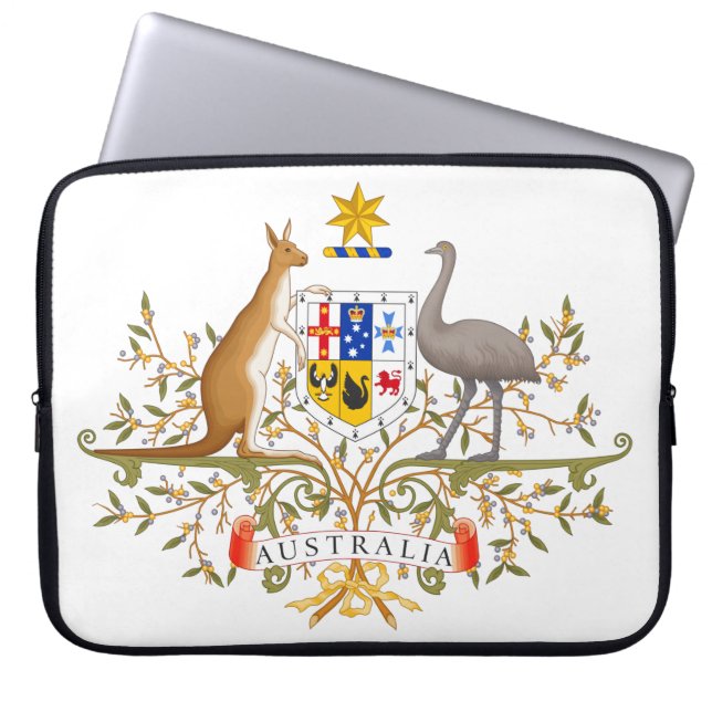 Funda Para Portátil Escudo de Australia (Frente)
