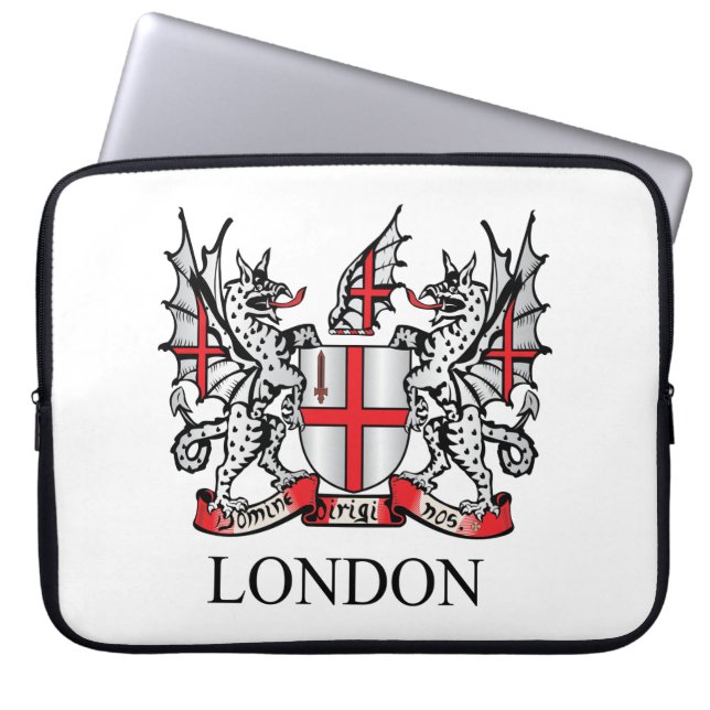 Funda Para Portátil Escudo de Londres (Frente)
