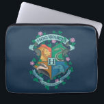 Funda Para Portátil ESCUDO floral HOGWARTS™<br><div class="desc">HARRY POTTER™ | Mira este ilustracion Escudo HOGWARTS™ floral!</div>