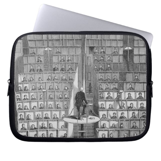 Funda Para Portátil Escuela adulta en la capilla, en el sistema (Frente)