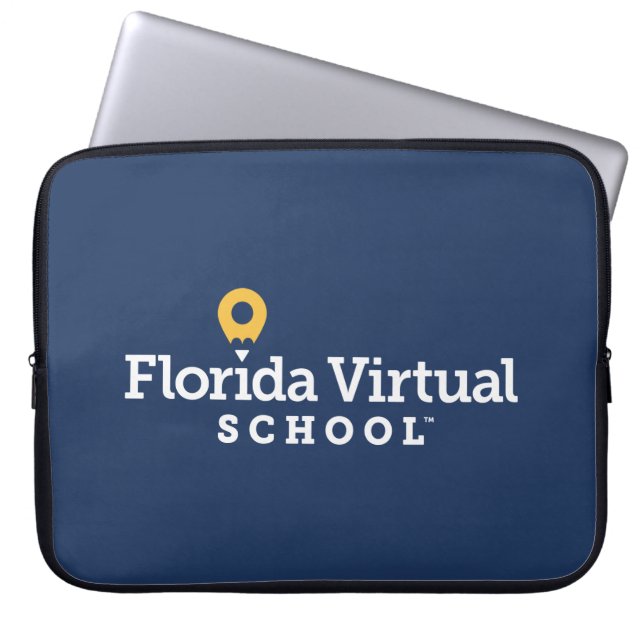 Funda Para Portátil Escuela virtual de Florida, Marina (Frente)